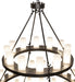 Meyda Tiffany - 272412 - LED Chandelier - Loxley - Timeless Bronze