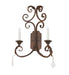 Meyda Tiffany - 272441 - Two Light Wall Sconce - Serratina - Distressed Chestnut