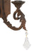 Meyda Tiffany - 272441 - Two Light Wall Sconce - Serratina - Distressed Chestnut