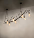 Meyda Tiffany - 273231 - Seven Light Chandelier - Winter Solstice - Dark Burnished Antique Copper