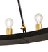 Meyda Tiffany - 273394 - 20 Light Chandelier - Loxley - Solar Black W/Brushed Brass