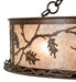 Meyda Tiffany - 273574 - 12 Light Chandel-Air - Oak Leaf - Copper Vein