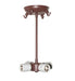 Meyda Tiffany - 274528 - Four Light Semi-Flushmount - Tall Pines - Rust