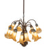 Meyda Tiffany - 276577 - 12 Light Chandelier - Amber Tiffany Pond Lily