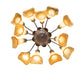 Meyda Tiffany - 276577 - 12 Light Chandelier - Amber Tiffany Pond Lily