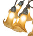 Meyda Tiffany - 276577 - 12 Light Chandelier - Amber Tiffany Pond Lily