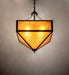 Meyda Tiffany - 277277 - Four Light Pendant - Mission - Textured Black