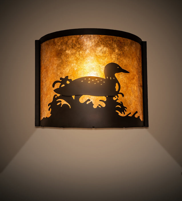 Meyda Tiffany - 277830 - One Light Wall Sconce - Loon - Oil Rubbed Bronze