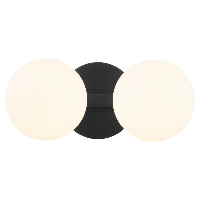 Quorum - 539-2-59 - Two Light Vanity - Matte Black