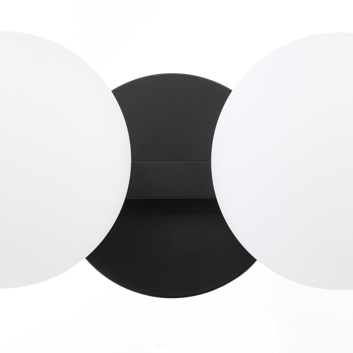 Quorum - 539-2-59 - Two Light Vanity - Matte Black