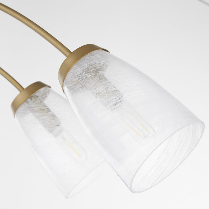 Quorum - 6077-8-80 - Eight Light Chandelier - Arpeggio - Aged Brass