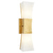Quorum - 561-2-74 - Two Light Wall Sconce - Ayala - Gold Leaf