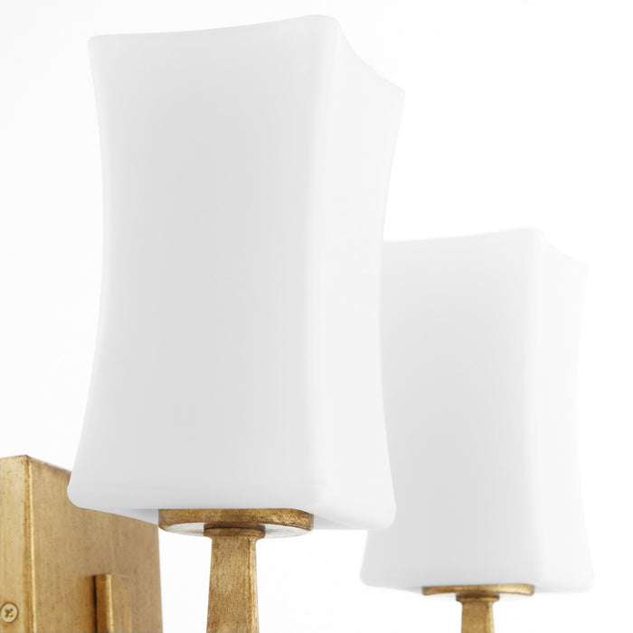 Quorum - 581-2-74 - Two Light Wall Mount - Ayala - Gold Leaf