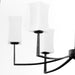 Quorum - 681-6-59 - Six Light Chandelier - Ayala - Matte Black