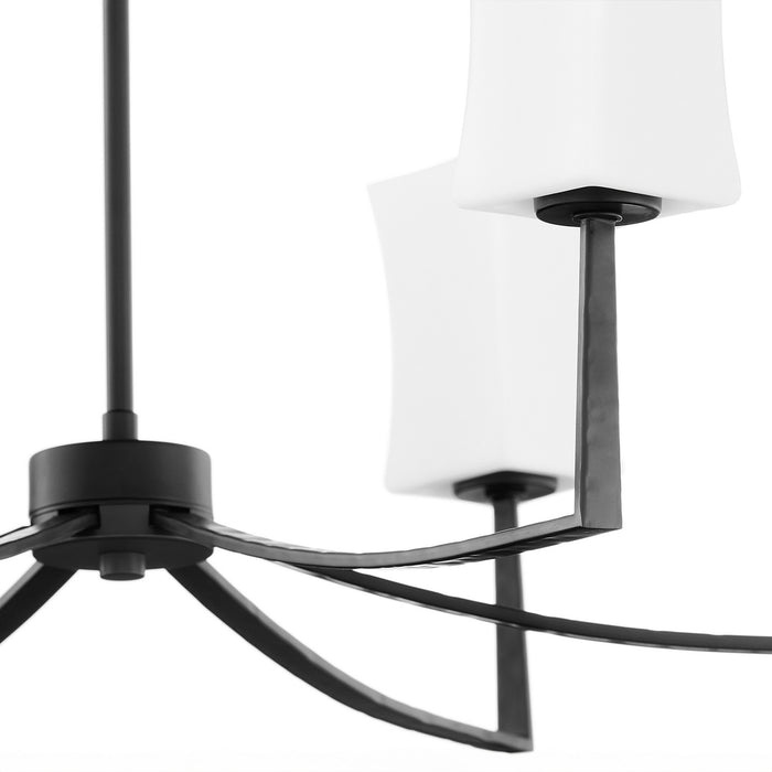 Quorum - 681-8-59 - Eight Light Chandelier - Ayala - Matte Black
