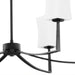 Quorum - 681-8-59 - Eight Light Chandelier - Ayala - Matte Black