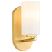 Quorum - 5228-1-80 - One Light Wall Mount - Belinder - Aged Brass