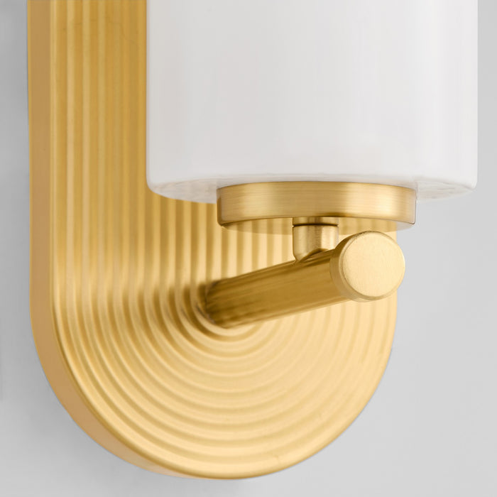 Quorum - 5228-1-80 - One Light Wall Mount - Belinder - Aged Brass