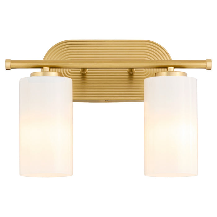 Quorum - 5228-2-80 - Two Light Vanity - Belinder - Aged Brass