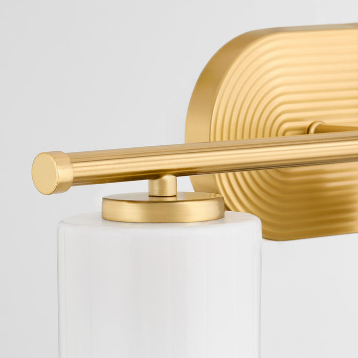 Quorum - 5228-3-80 - Three Light Vanity - Belinder - Aged Brass