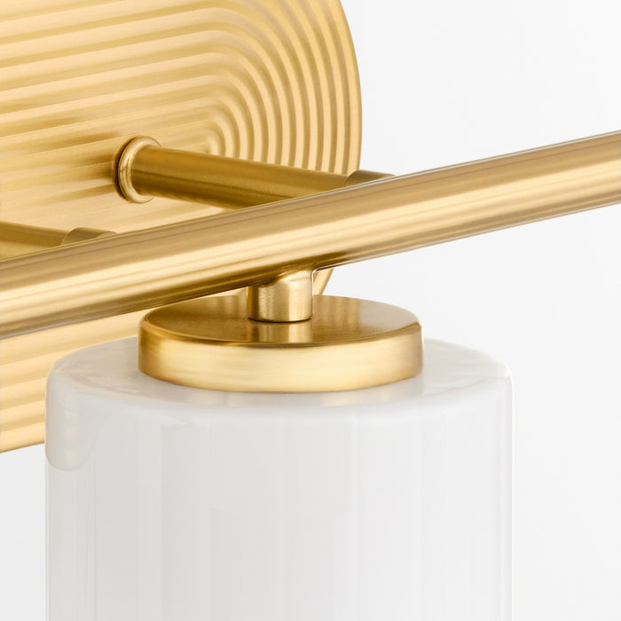 Quorum - 5228-3-80 - Three Light Vanity - Belinder - Aged Brass