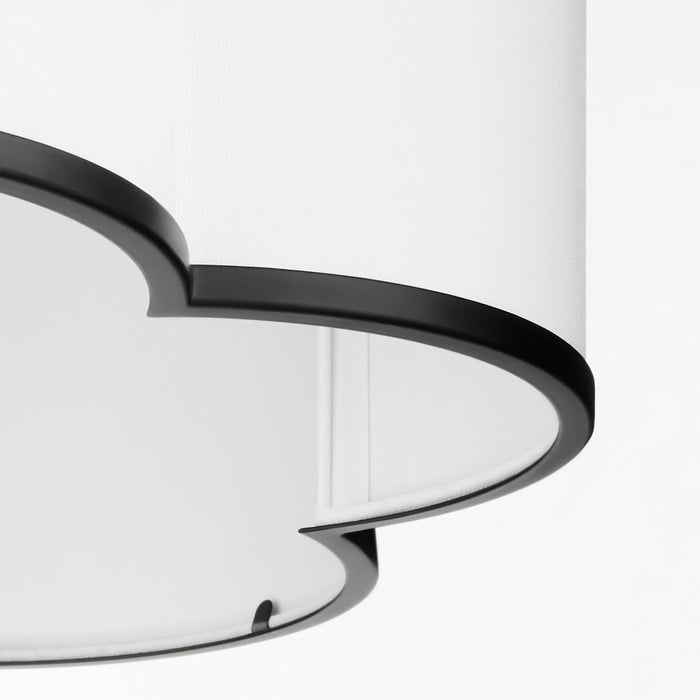 Quorum - 8228-4-59 - Four Light Pendant - Belinder - Matte Black