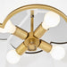 Quorum - 8228-4-47 - Four Light Pendant - Belinder - Non-Lacquered Brass