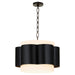 Quorum - 8229-4-59 - Four Light Pendant - Belinder - Matte Black