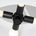 Quorum - 8229-4-59 - Four Light Pendant - Belinder - Matte Black