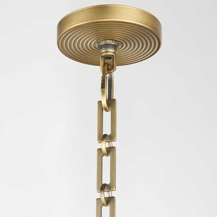 Quorum - 8229-4-47 - Four Light Pendant - Belinder - Non-Lacquered Brass