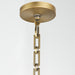 Quorum - 8229-4-47 - Four Light Pendant - Belinder - Non-Lacquered Brass