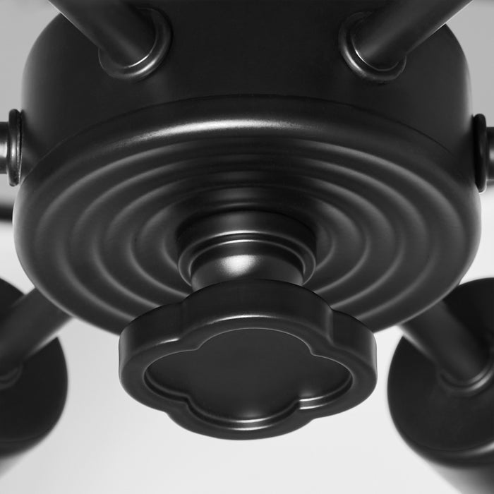 Quorum - 8228-6-59 - Six Light Pendant - Belinder - Matte Black