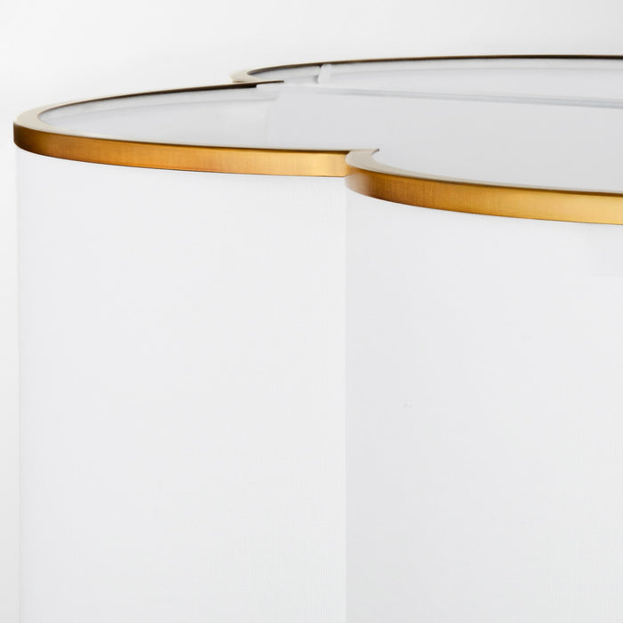 Quorum - 8228-6-47 - Six Light Pendant - Belinder - Non-Lacquered Brass