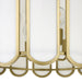 Quorum - 824-4-80 - Four Light Pendant - Belleview - Aged Brass