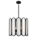 Quorum - 824-4-59 - Four Light Pendant - Belleview - Matte Black