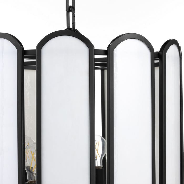 Quorum - 824-4-59 - Four Light Pendant - Belleview - Matte Black