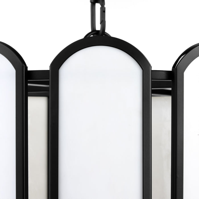 Quorum - 824-4-59 - Four Light Pendant - Belleview - Matte Black