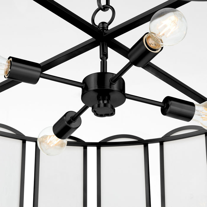 Quorum - 824-4-59 - Four Light Pendant - Belleview - Matte Black