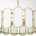 Quorum - 824-5-80 - Five Light Pendant - Belleview - Aged Brass
