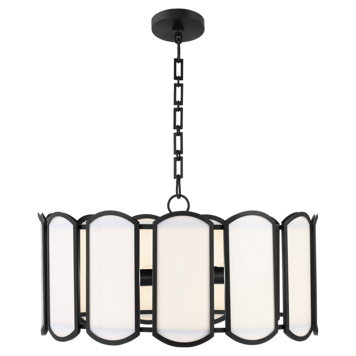 Quorum - 824-5-59 - Five Light Pendant - Belleview - Matte Black