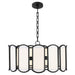Quorum - 824-5-59 - Five Light Pendant - Belleview - Matte Black
