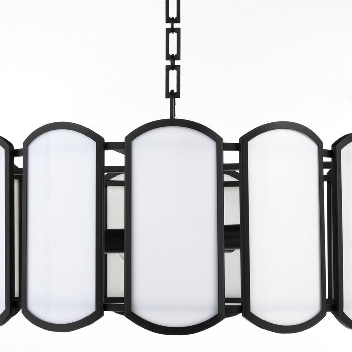 Quorum - 824-5-59 - Five Light Pendant - Belleview - Matte Black