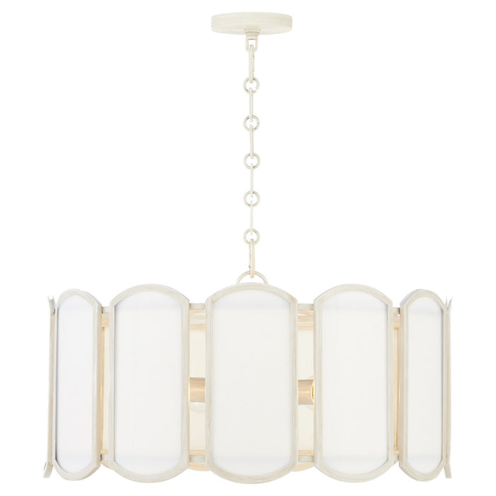 Quorum - 824-5-52 - Five Light Pendant - Belleview - Washed Oak