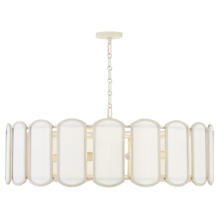 Quorum - 824-8-52 - Eight Light Pendant - Belleview - Washed Oak
