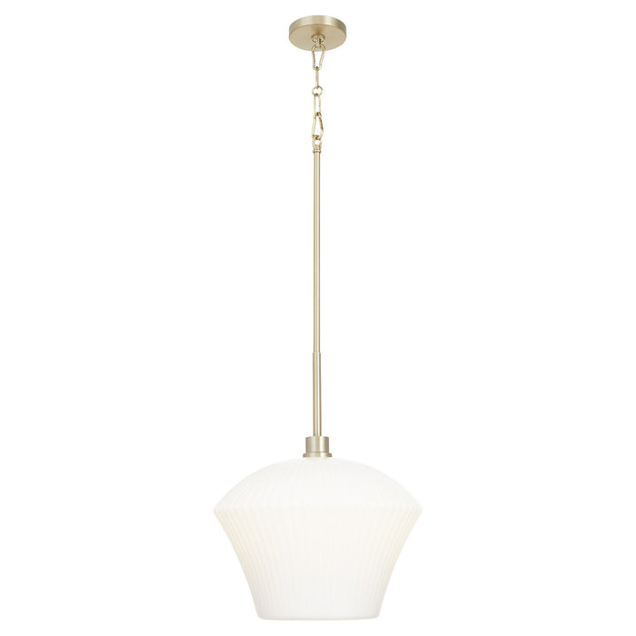 Quorum - 8221-15-80 - One Light Pendant - Cassini - Aged Brass