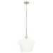 Quorum - 8221-15-80 - One Light Pendant - Cassini - Aged Brass