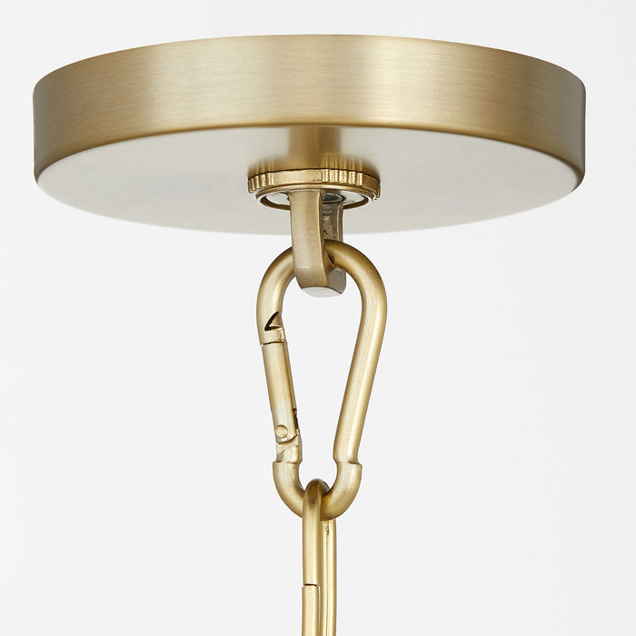 Quorum - 8221-15-80 - One Light Pendant - Cassini - Aged Brass