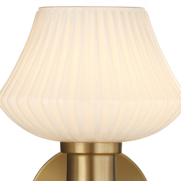 Quorum - 5221-1-80 - One Light Wall Mount - Cassini - Aged Brass