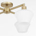Quorum - 3221-26-80 - Four Light Flush Mount - Cassini - Aged Brass
