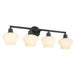 Quorum - 5221-4-59 - Four Light Vanity - Cassini - Matte Black